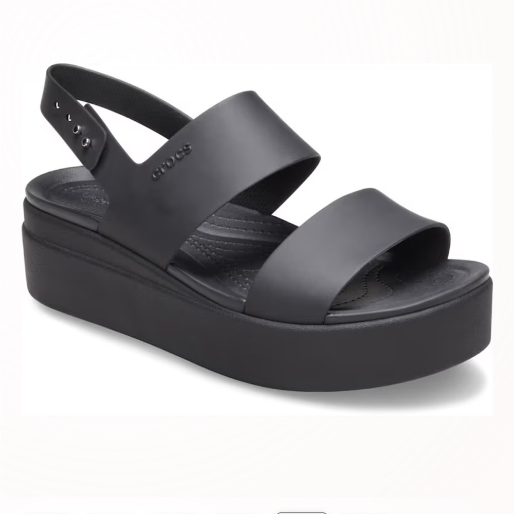 CROCS Women's Brooklyn Low Wedge Sandals -NWT!! - Picture 4 of 6